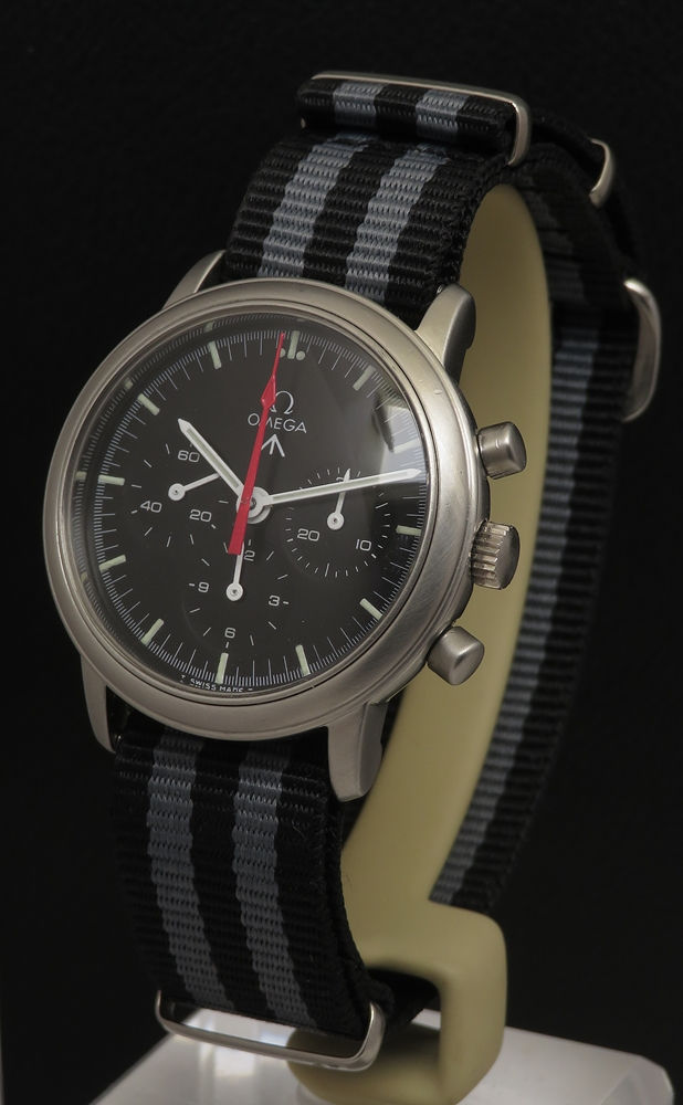 Thumbnail: Bespoke made Fowey River Omega Military Chronograph