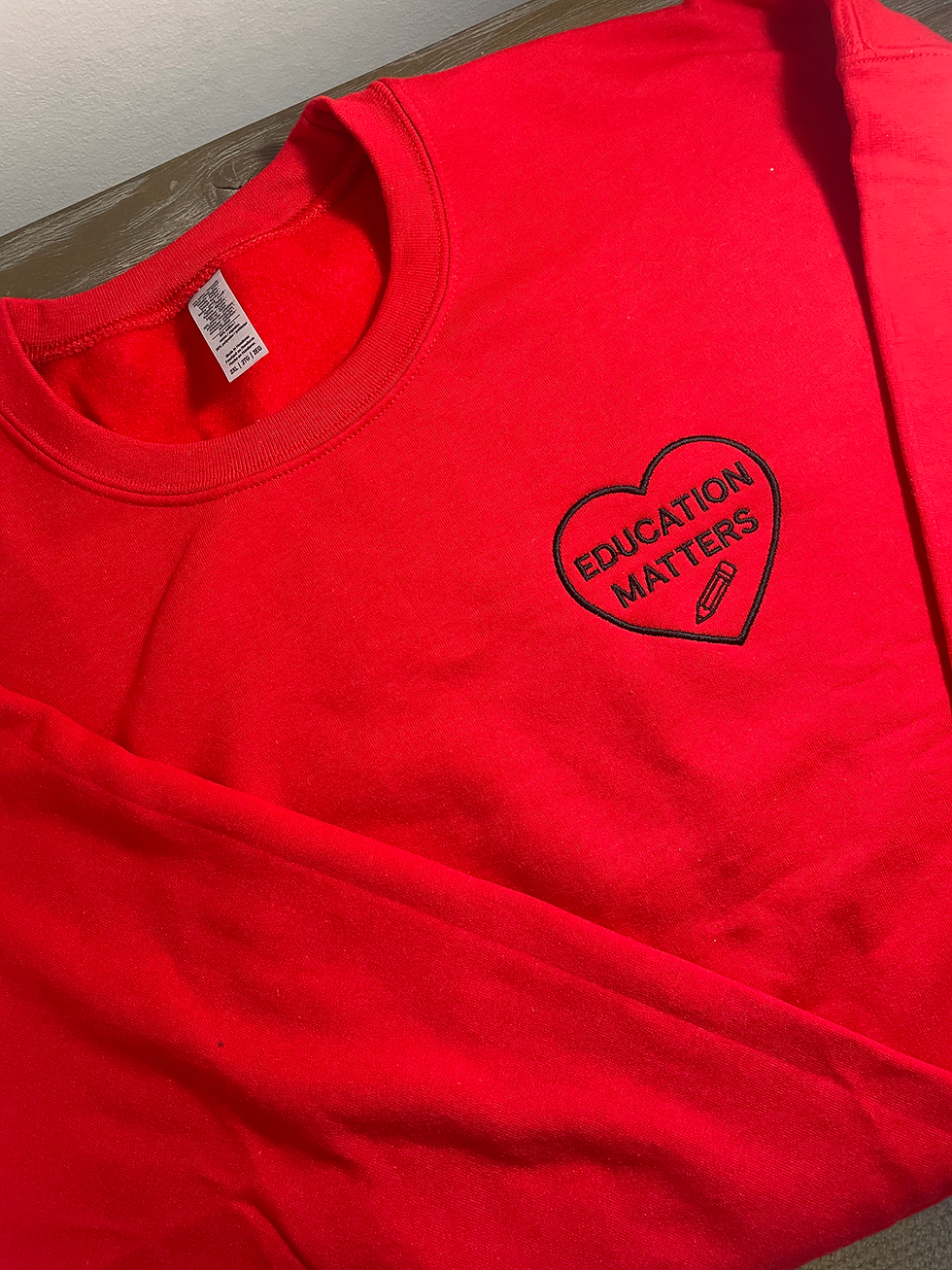 Thumbnail: Education Matters Heart Design