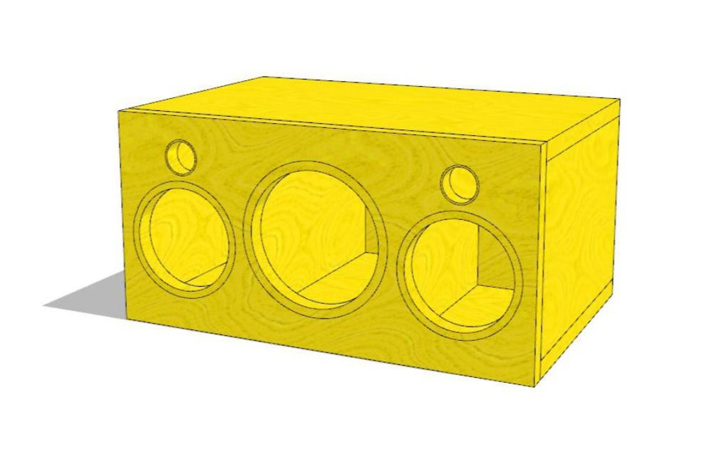 Projeto Para Fabricar Caixa De Som Tree Way Selada Pelego Box 010
