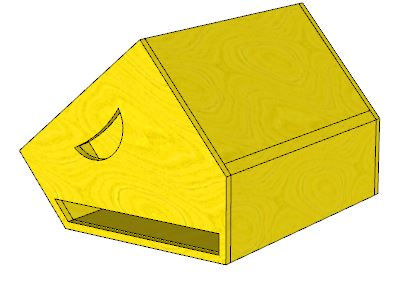 Miniatura: Projeto Caixa De Som Retorno Monitor De Palco Trapezoidal Sem Ativador 005