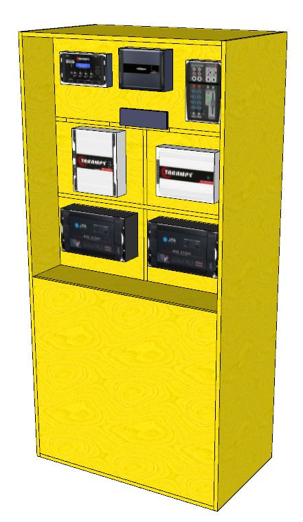 Miniatura: Projeto Caixa De Som Bob Esponja 4 Vias Full Box Cornetada 2 Defletores  005