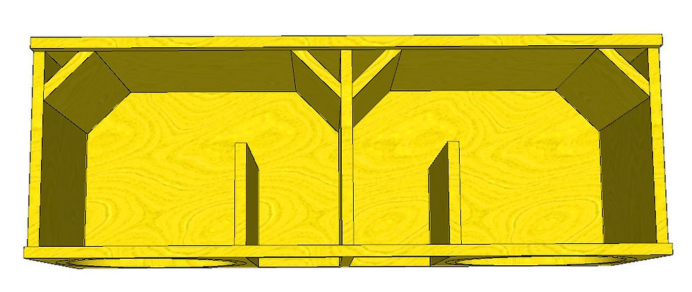 Miniatura: Projeto 3D Para Fabricar Caixa De Som Pancadão Duto Régua  Pelego Box 003