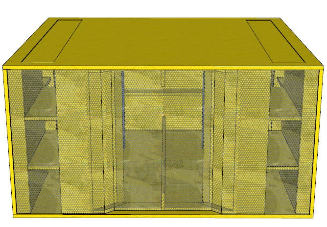 Miniatura: Projeto Caixa De Som Profissional Manifolded Band Pass Pelego Box Dobrada 006