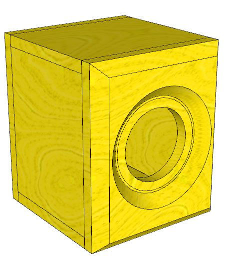 Miniatura: Projeto Caixa De Som Bookshel Fullrange Speaker Mixcube Mono Monitor Pelego 009