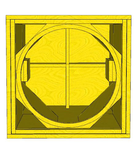 Miniatura: Projeto Caixa De Som Profissional Full Box Duto Triangulo Com Alça E Tela 006