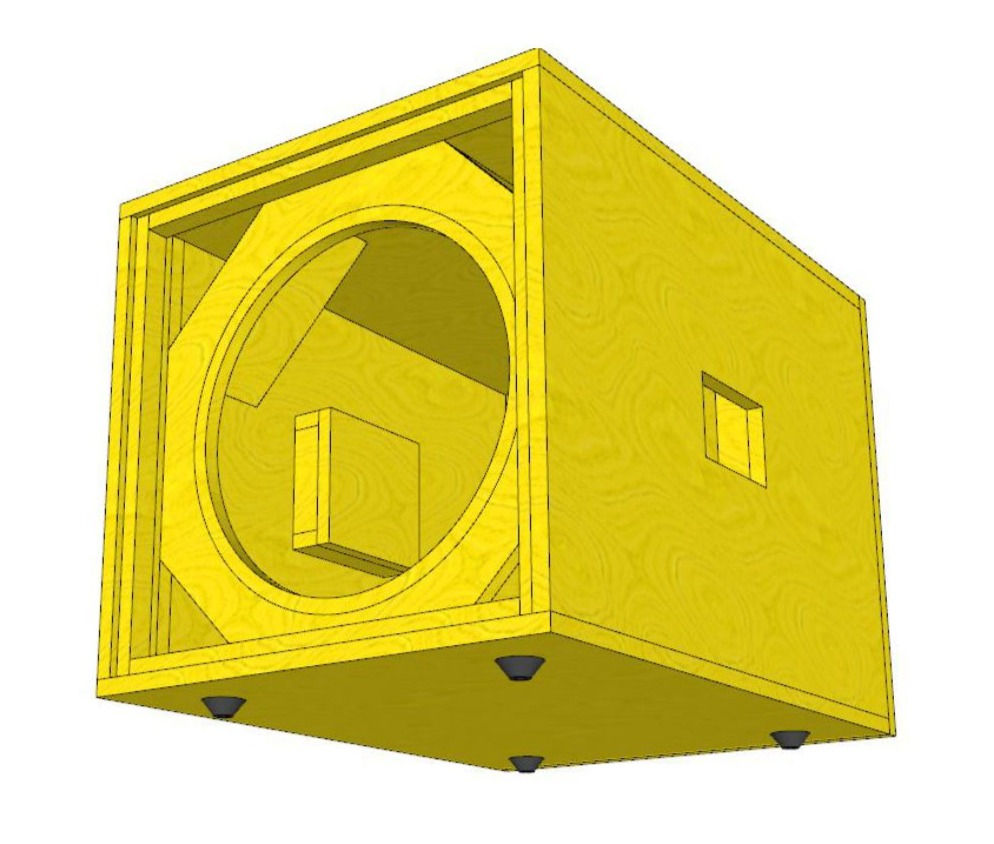 Projeto 3D Para Fabricar Caixa De Som Full Box Gabinete De Áudio Pelego Box 006