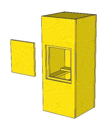 Miniatura: Projeto Caixa Band Pass 6ª Ordem Para Um Alto Falante Pelego Box 003