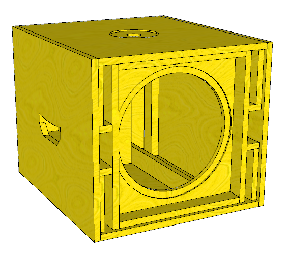 Miniatura: Projeto Caixa De Graves Som Profissional Bass C/ Ativador Embutido 006