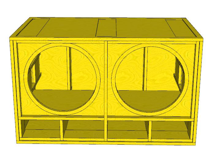 Miniatura: Projeto Caixa De Som Profissional Duto Régua Pelego Box 006