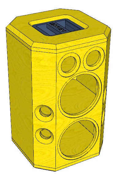 Miniatura: Projeto Caixa De Som Bob Do Neymar Duas Vias Com Alça E Espaço Traseiro  011