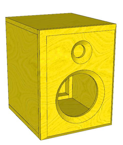 Miniatura: Projeto Para Fabricar Caixa De Som Bookshelf Com Tampa Duas Vias 009