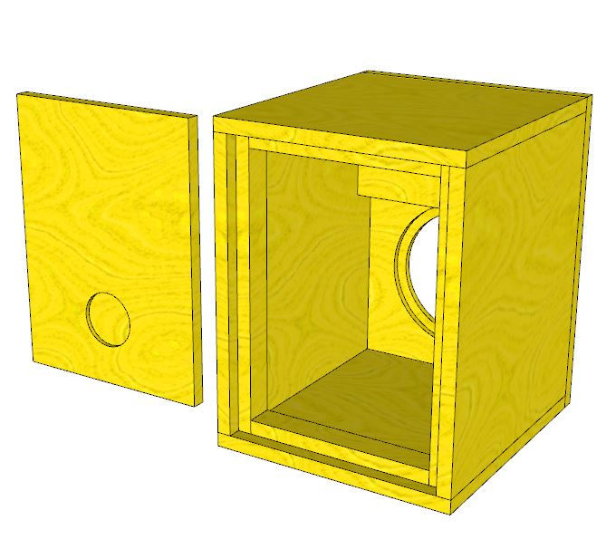 Miniatura: Projeto Para Fabricar Caixa De Som Bookshelf Com Tampa Duas Vias 009