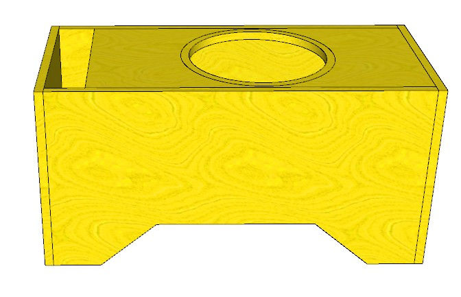Miniatura: Projeto Caixa De Som Low Bass Spl Pelego Box Trapezoidal 003