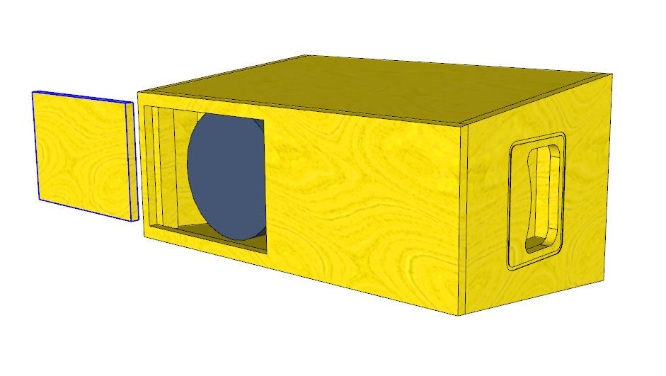 Miniatura: Projeto Caixa De Som Profissinal Line Array Trapezoidal Com Tela E Alça 005