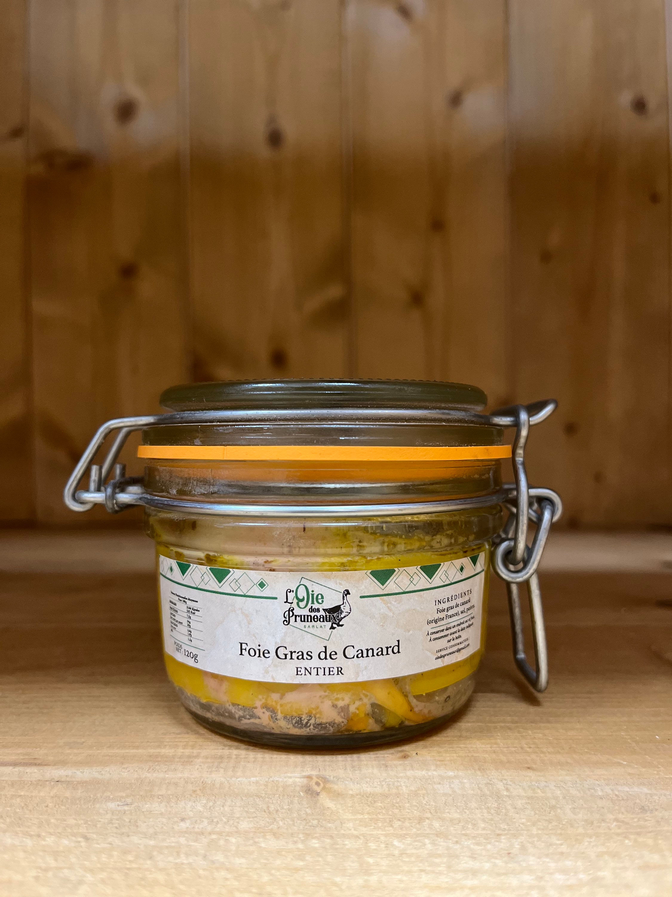 Foie gras de canard entier 120g