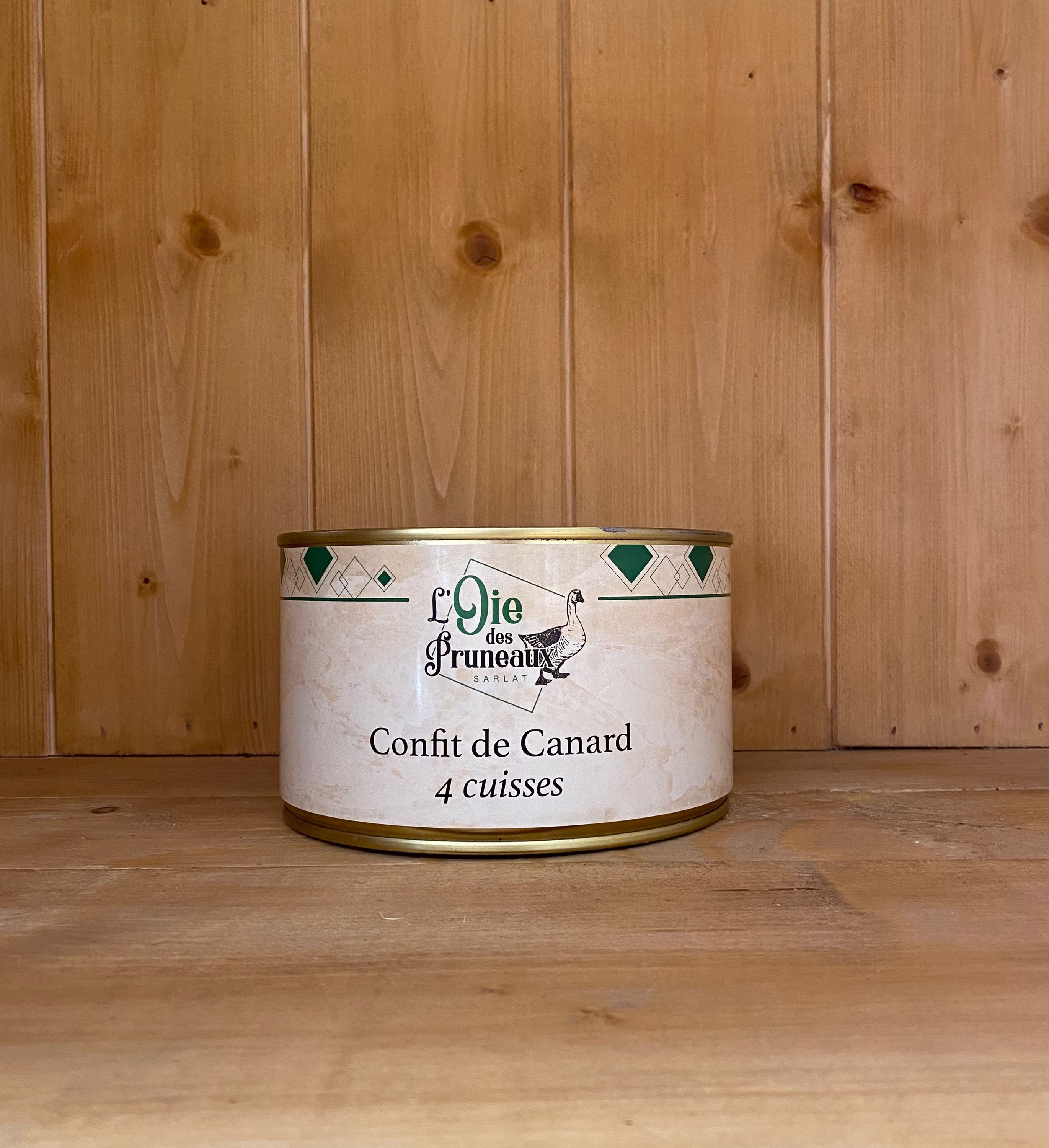 Confit de canard 4 cuisses 1250g