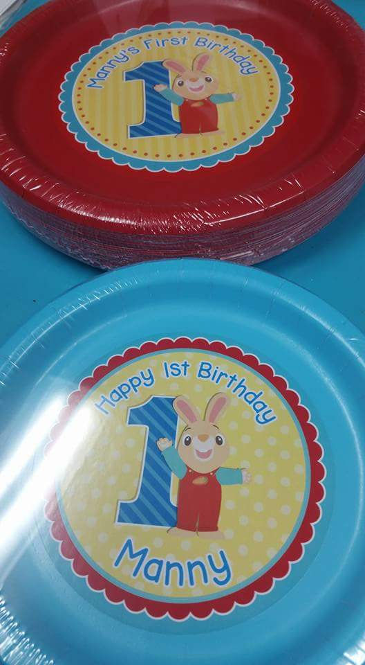 Thumbnail: Personalized Party Plates 9"