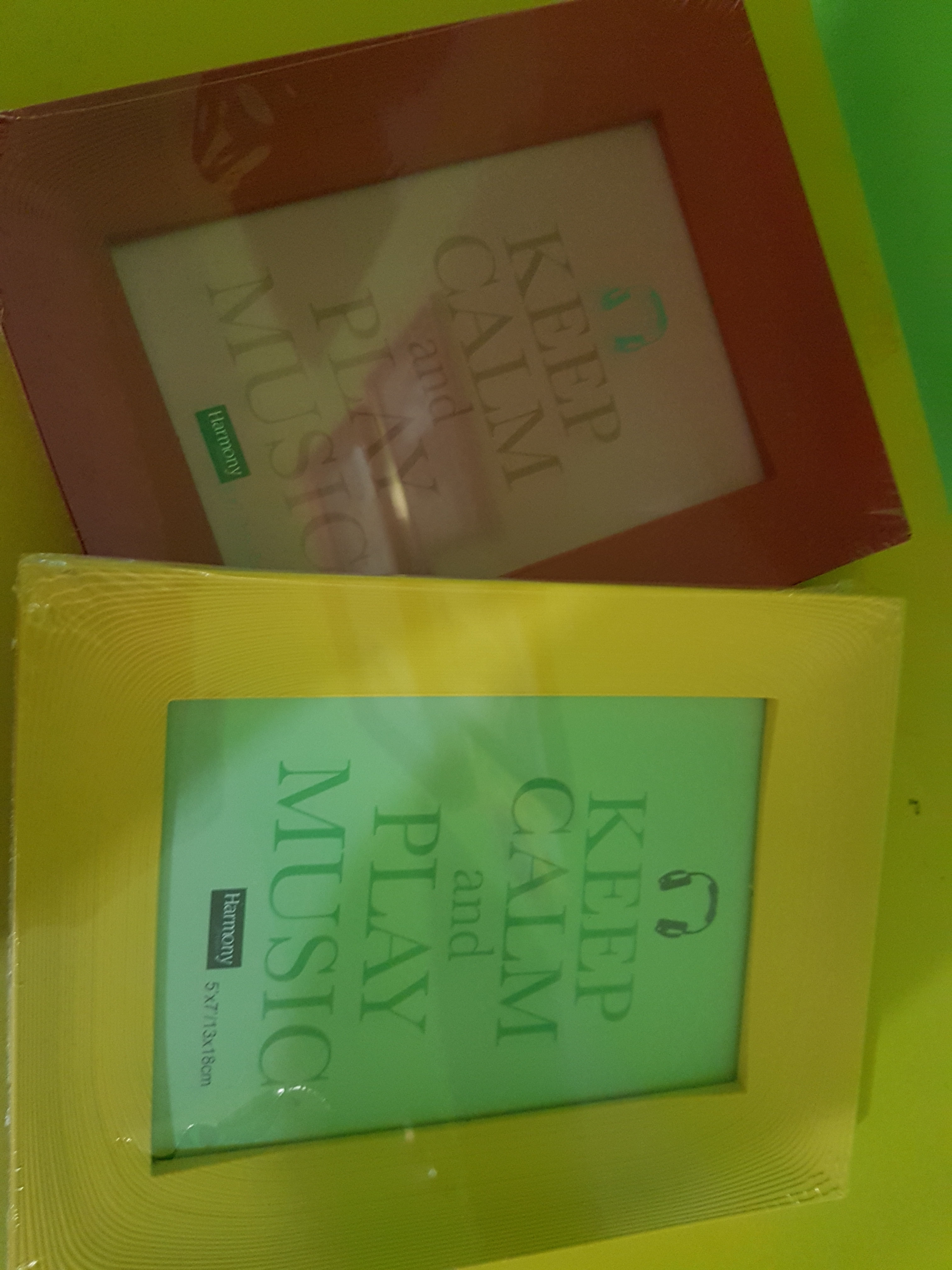 Colored Photo Frames