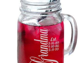 Thumbnail: Personalized Mason Jars