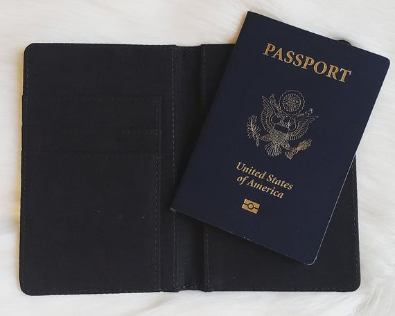 Thumbnail: Personalized Passport Cover Holder Case