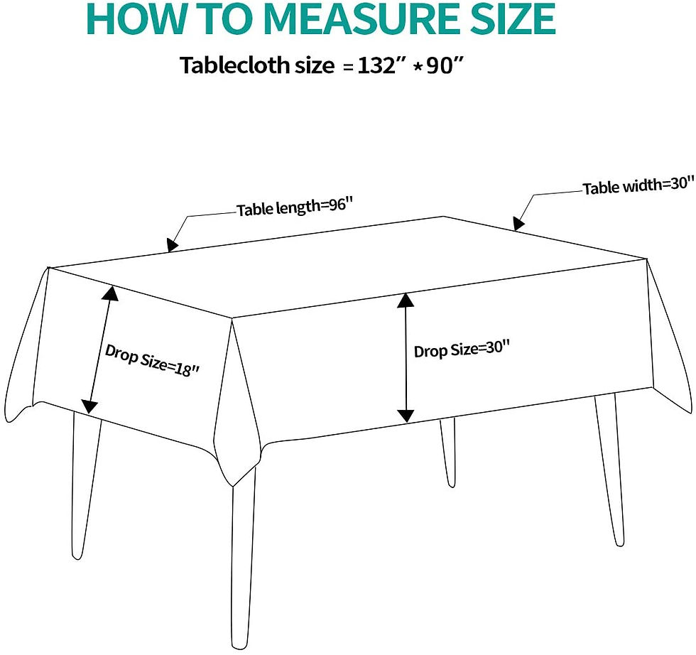 Miniatura: Table Cloth 90" x 132" Rental