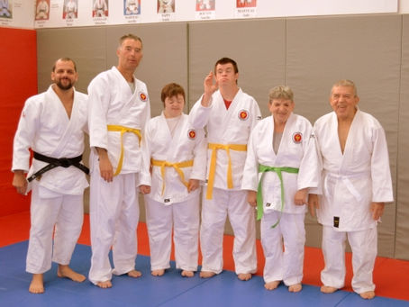 Sport adapté : Remise de ceintures aux judokas