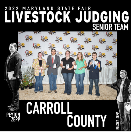 Maryland State Fair - Senior Livestock Judging Post