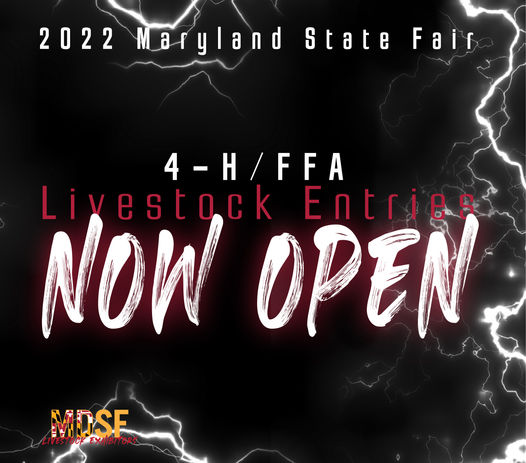 Maryland State Fair - Livestock Entries Post