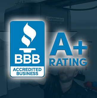 high rated BBB garage door repair