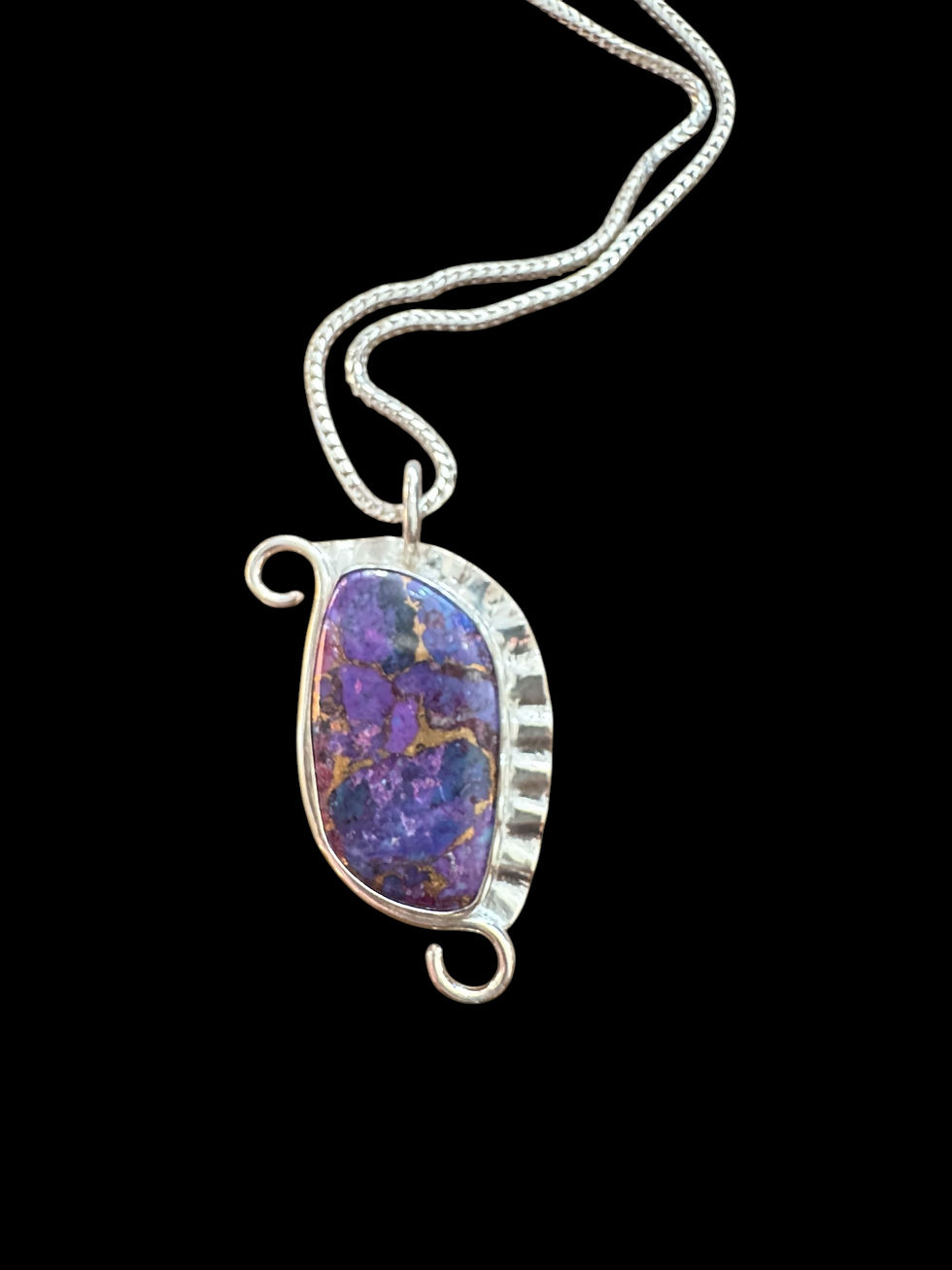 Purple Mohave Turquoise Pendant