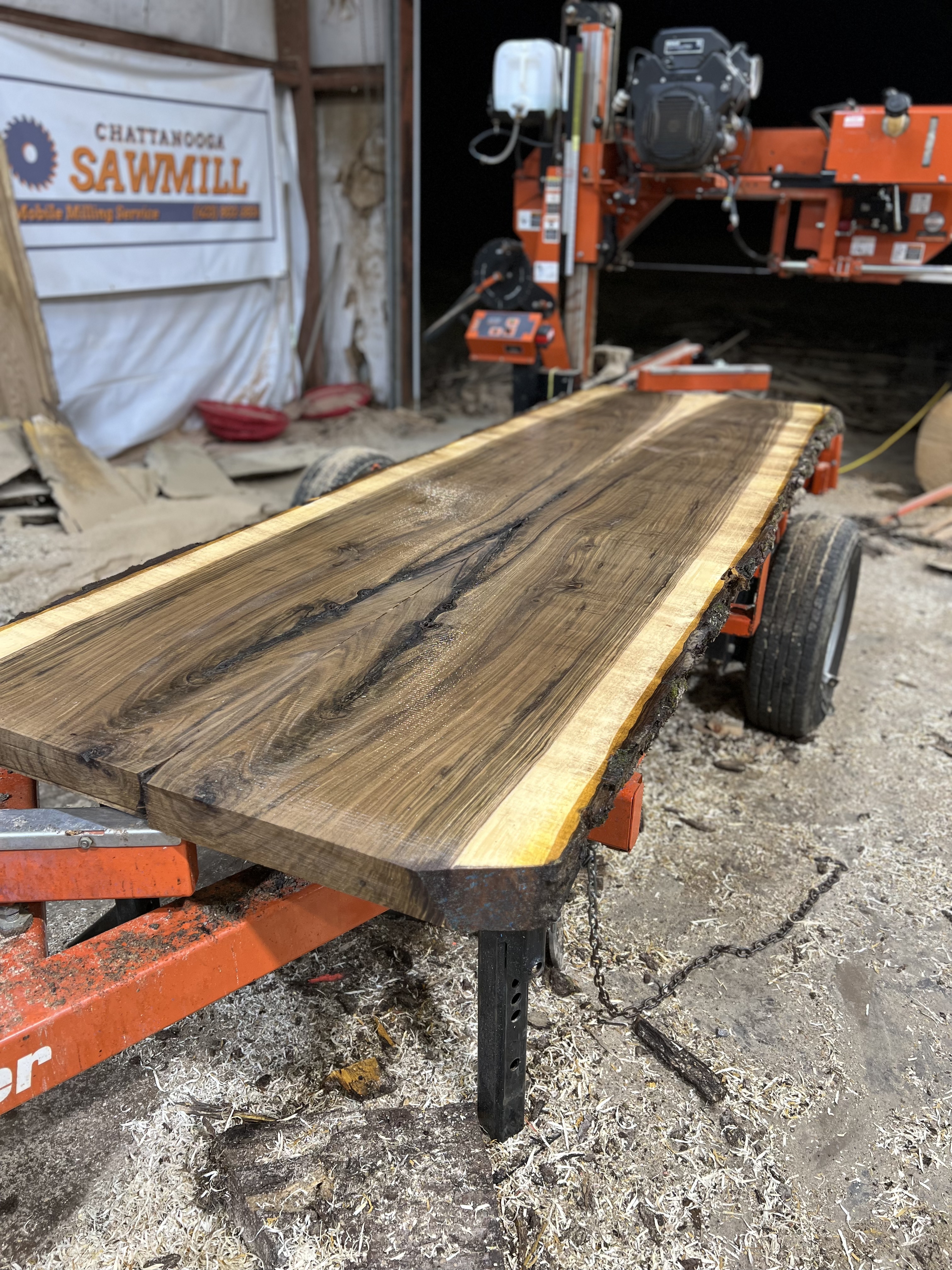 Bookmatched Walnut slabs