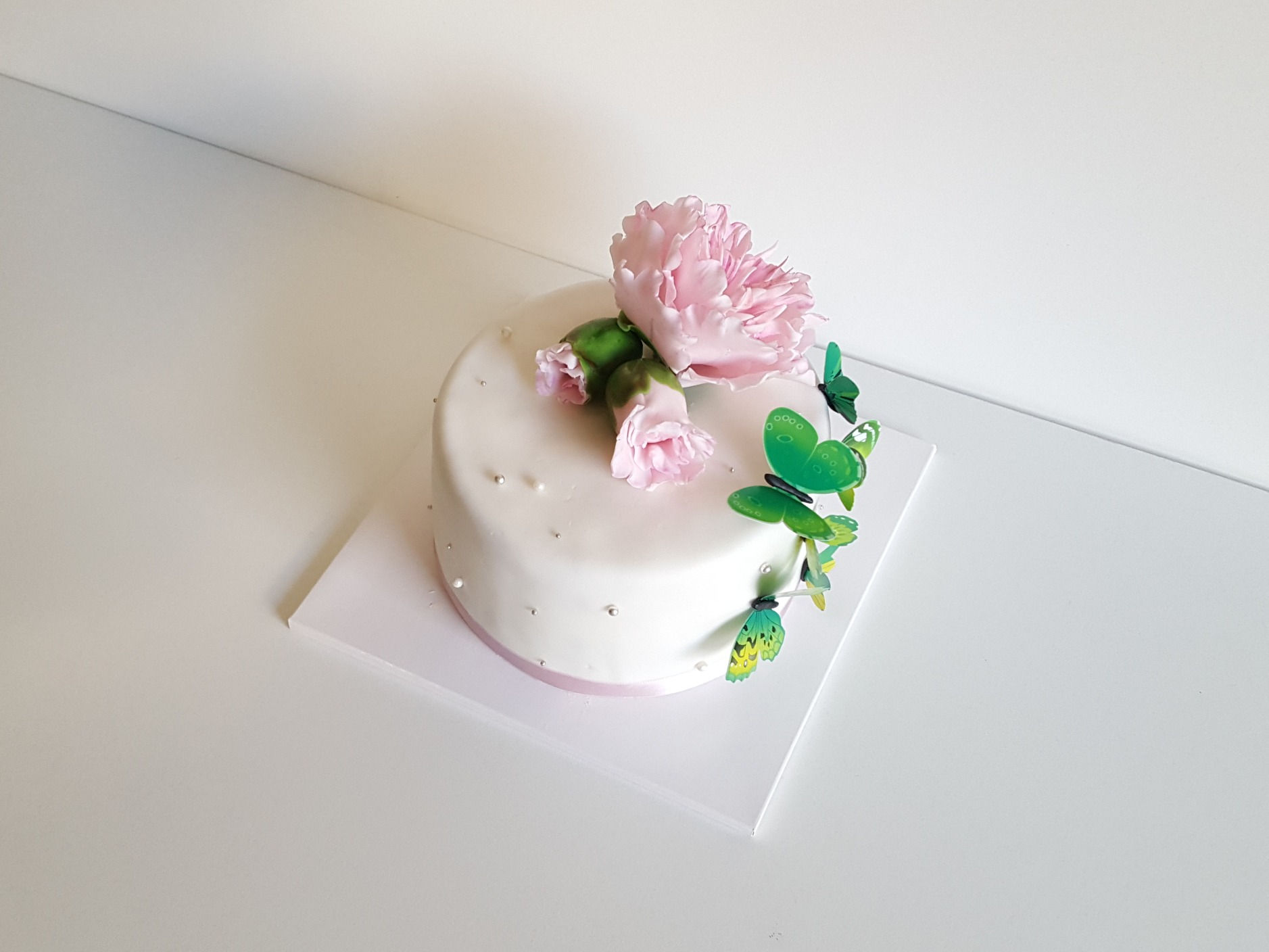 Bloemen met vlinders