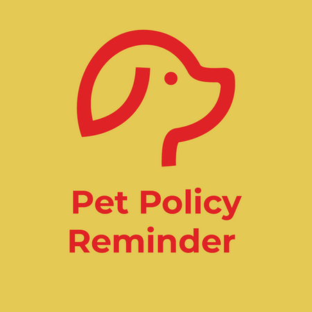 Driver Reminder - Pet Policy & Approval Process