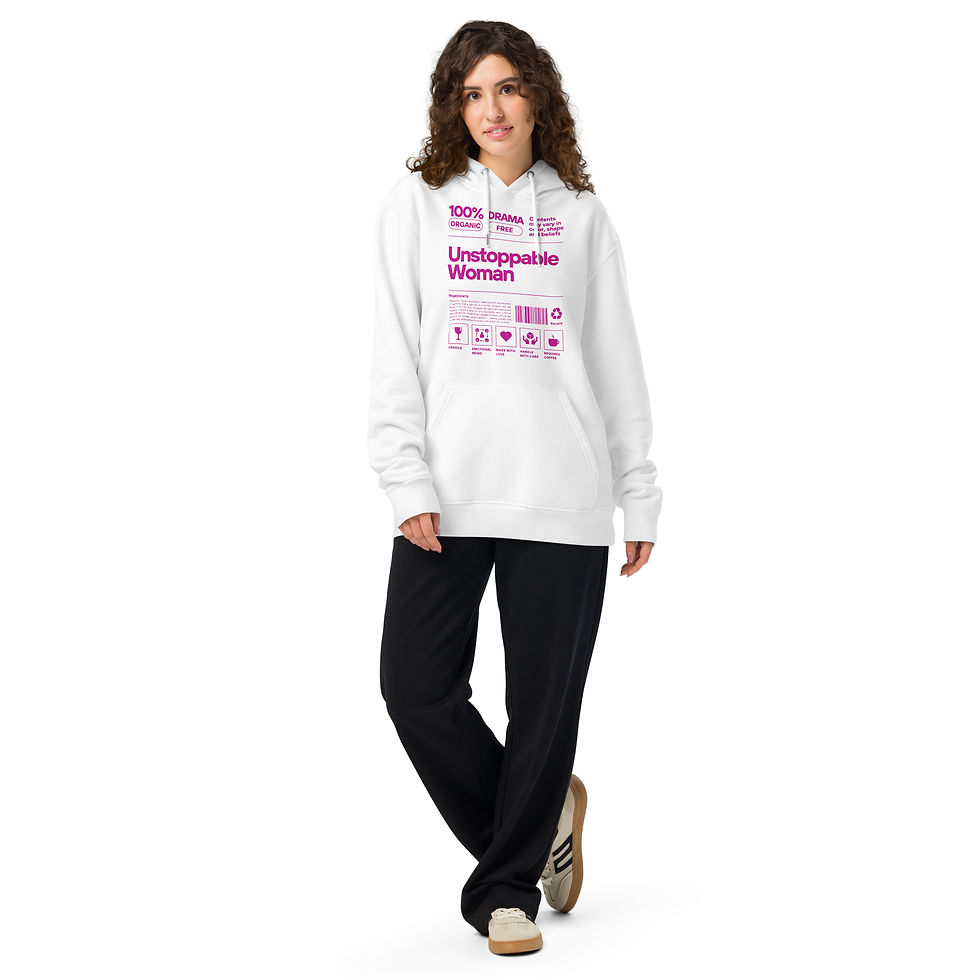 Thumbnail: 100% Unstoppable Women - Unisex essential organic hoodie