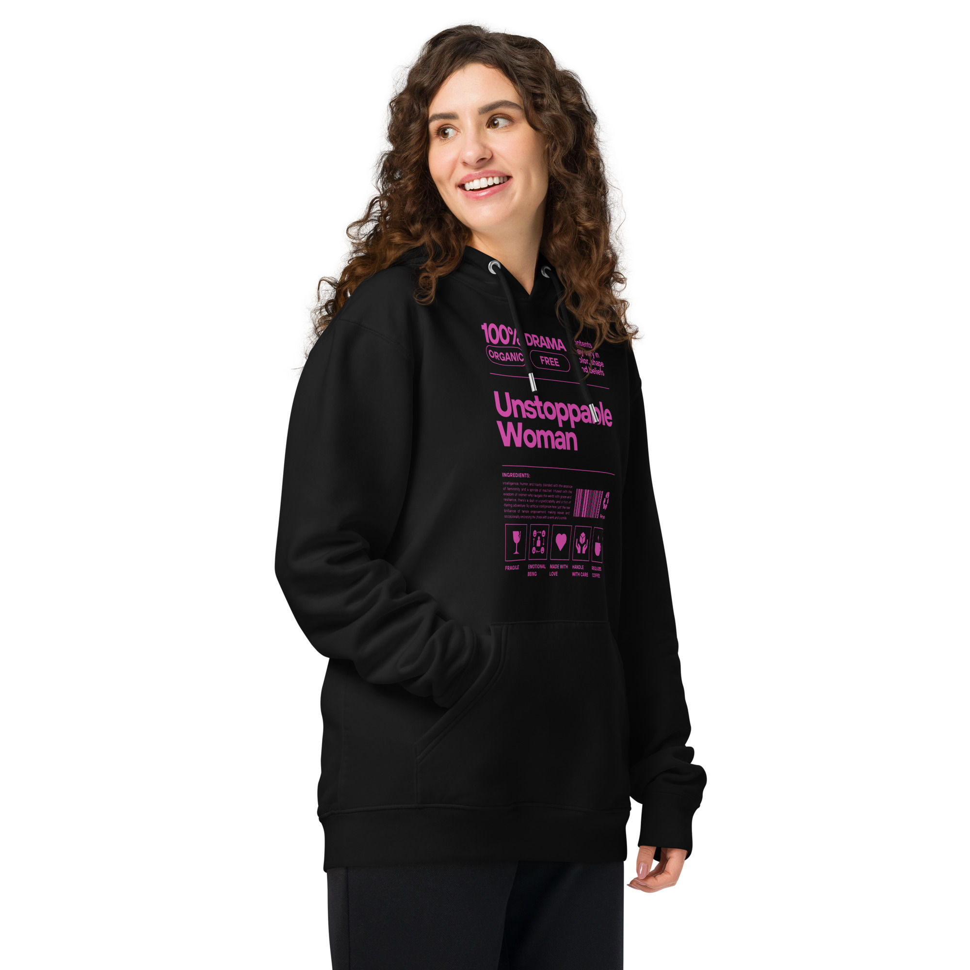 100% Unstoppable Women - Unisex essential organic hoodie