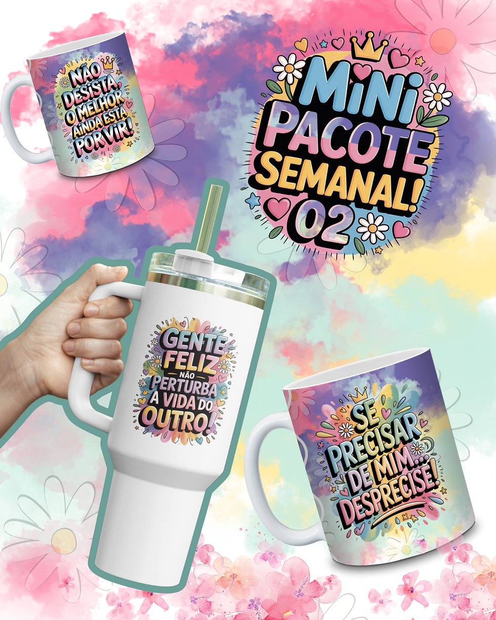 Miniatura: Docinho Mini Box: ✨Pacote Semanal  Frases 02