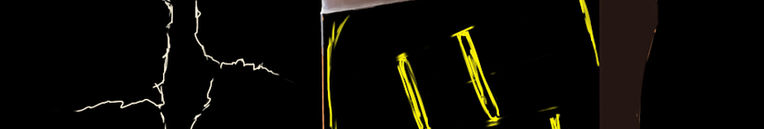 Etape de travail final en digital painting représentant un smiley sourire sur une clé entrant dans une serrure creusée dans de la pierre