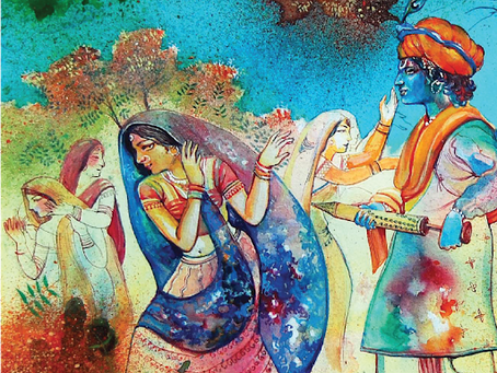 DIVINE LOVE-STORY OF RADHA AND KRISHNA : AN IMPORTANT LEGENDARY TOPIC, ASSOCIATED TO HOLI