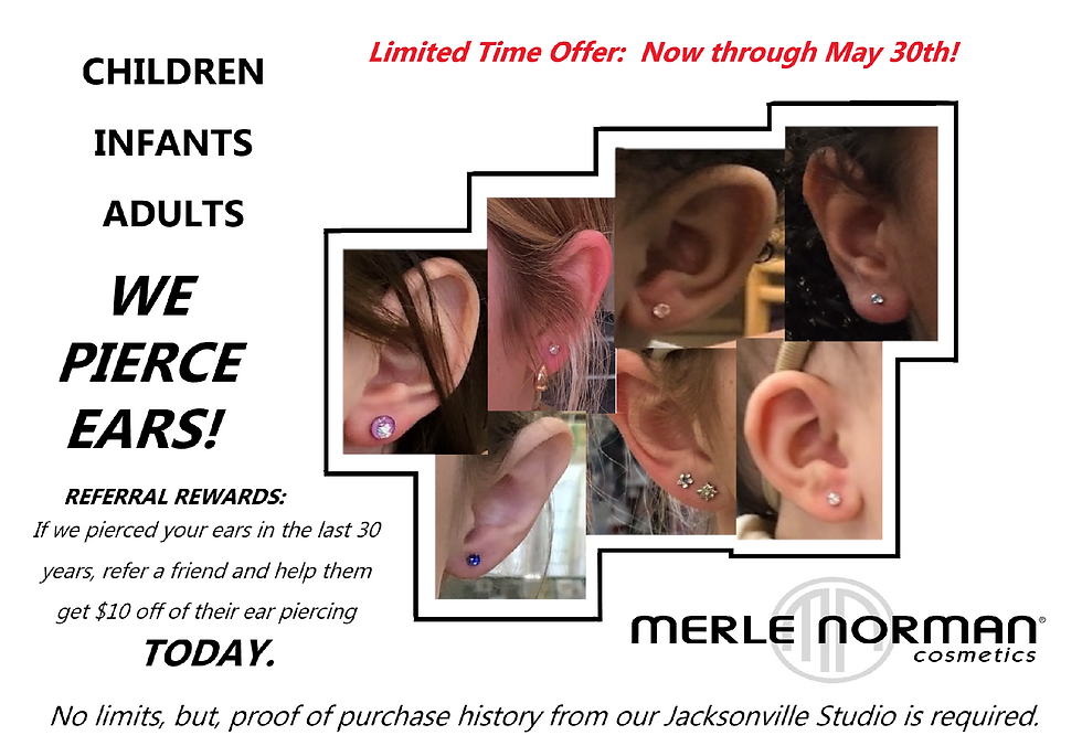 Ear Piercing Promo $10 Off Referrel May 2026