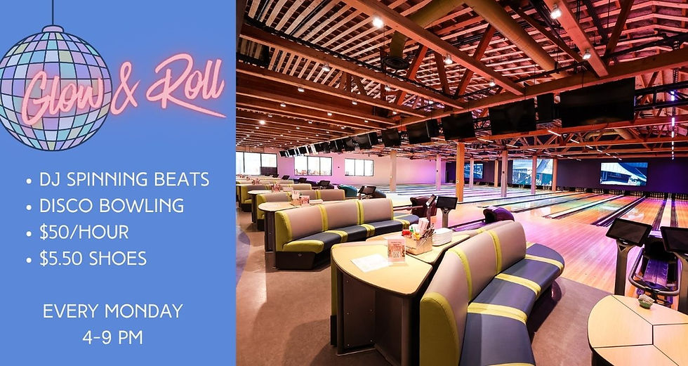 GLOW & ROLL DISCO BOWLING