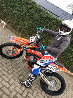 171229 Bennink pre training Guus ten Cate #235 KTM SX250 Guus