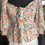 Thumbnail: Bright Floral Print Front Tie Top by LUSH