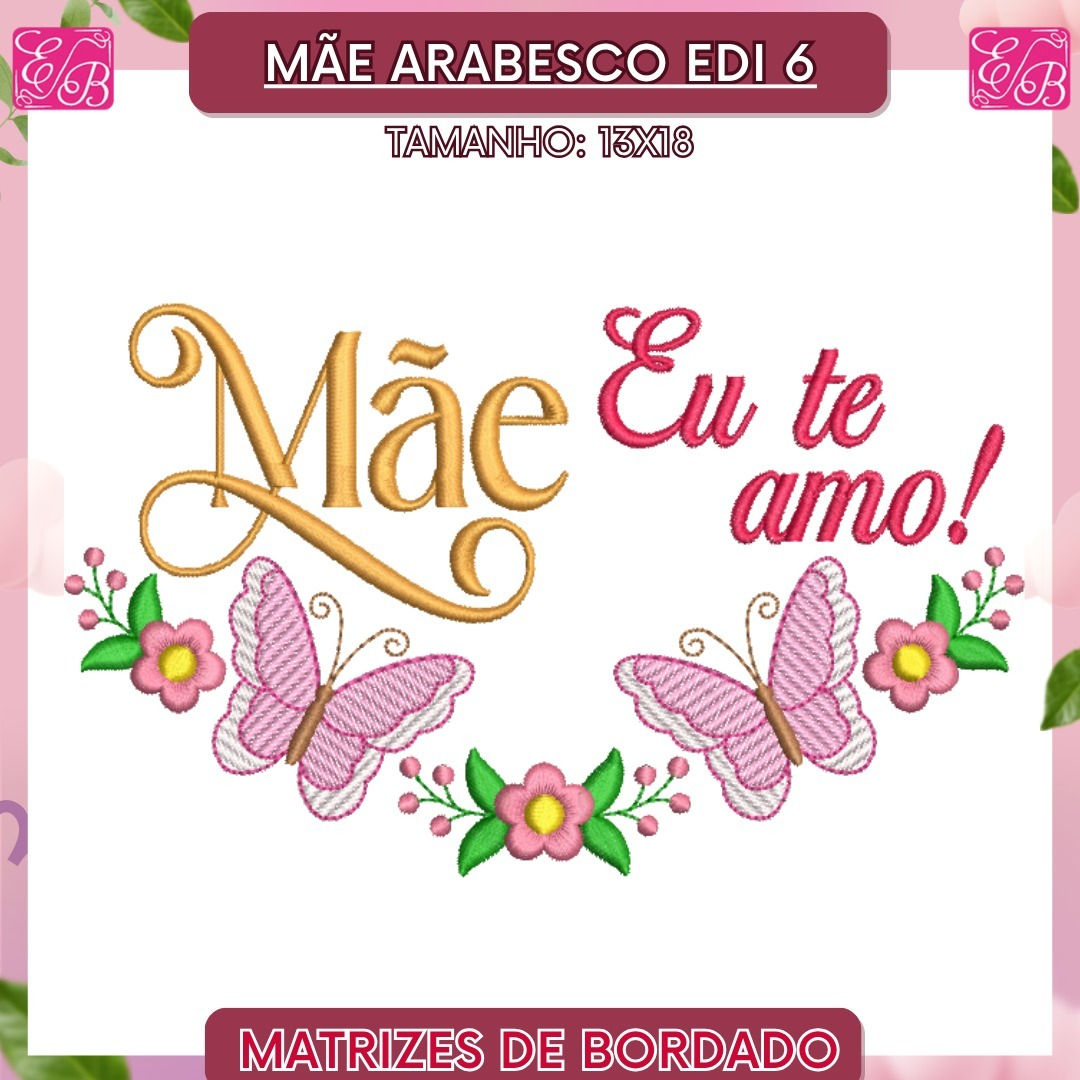 Mãe Arabesco Edi 6 - Matriz de Bordado