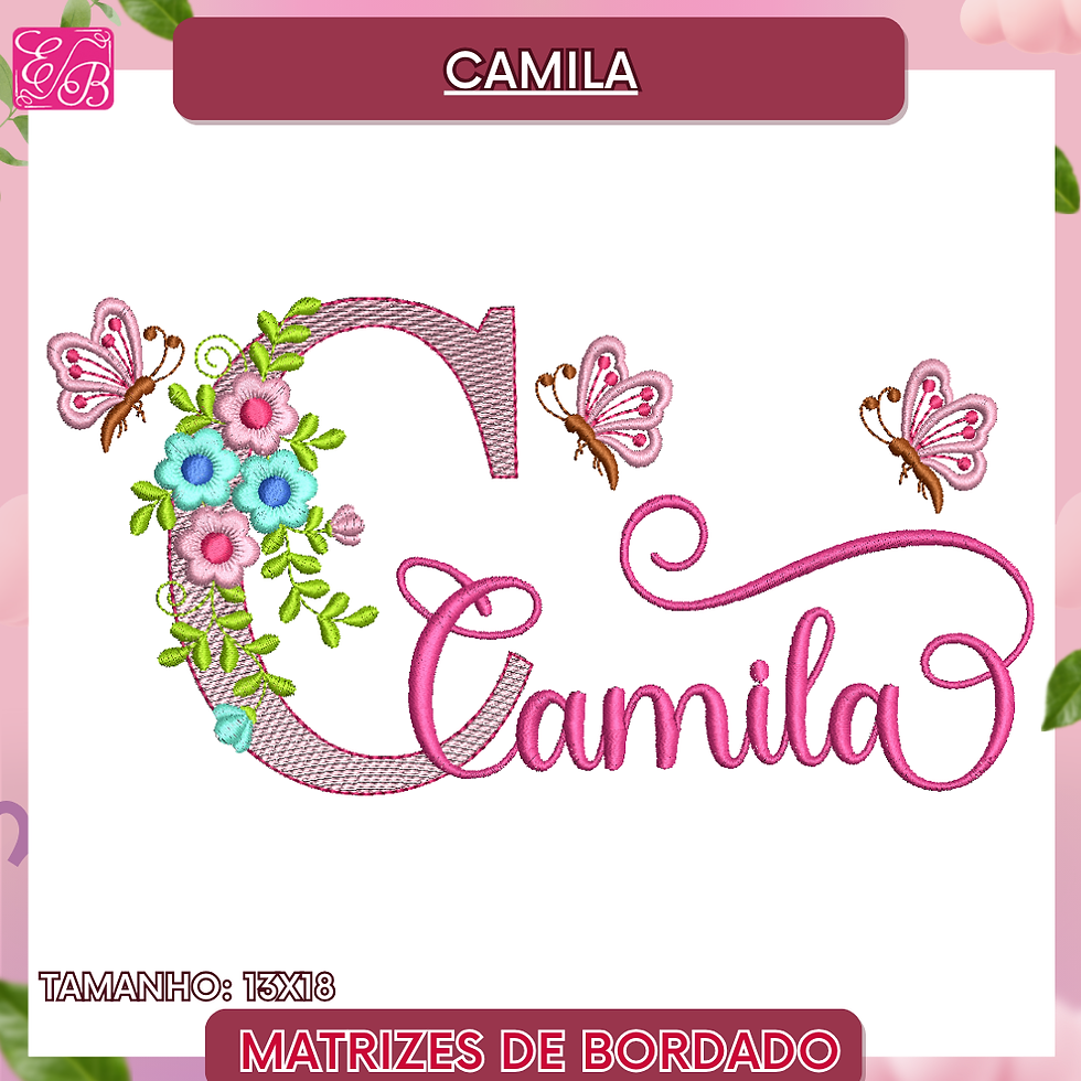 Camila sobreposto monograma Edi 14