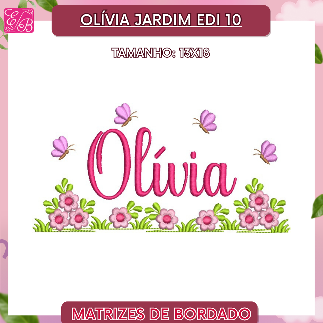 Olívia Jardim Edi 10 - Matriz de Bordado