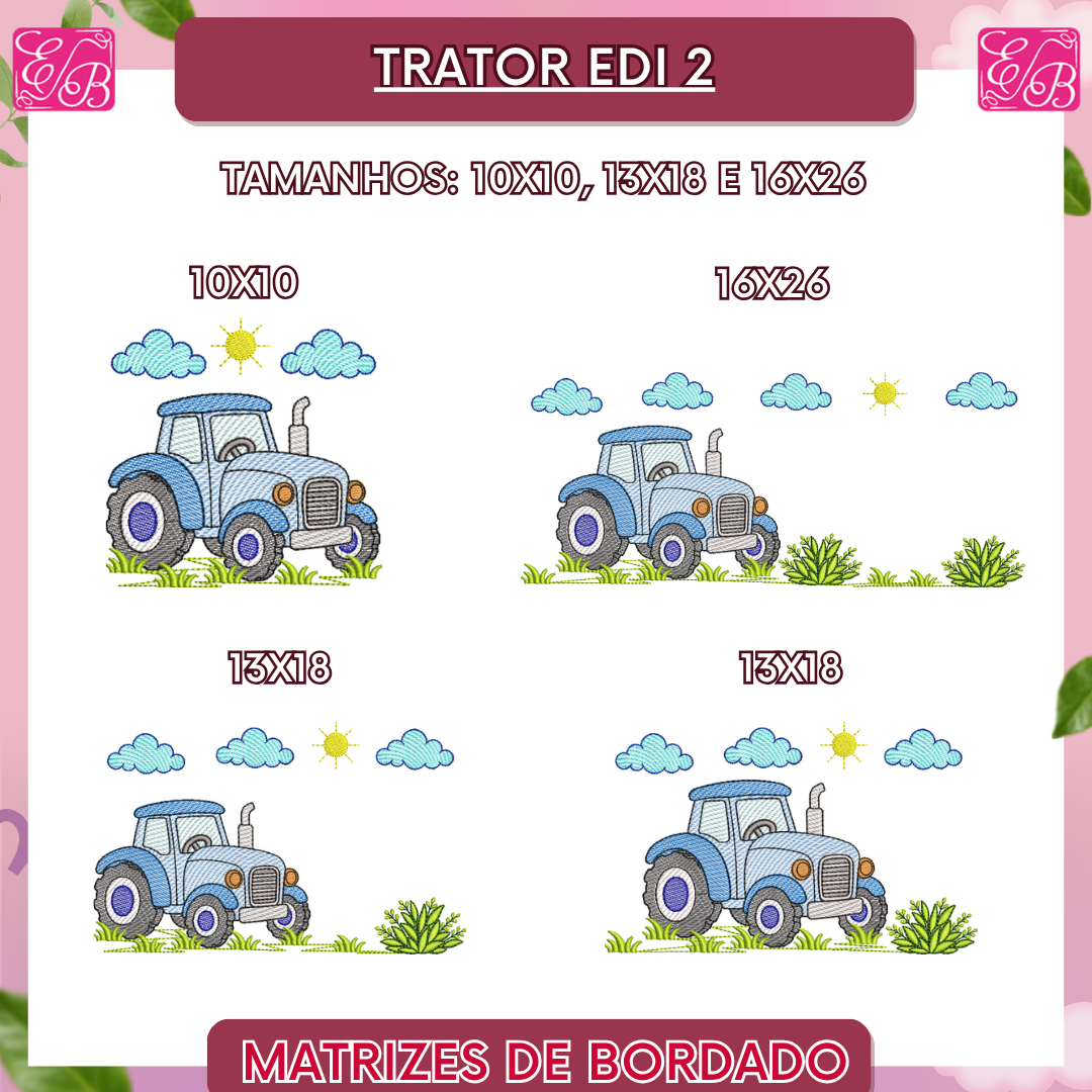 Trator Edi 2 - Matriz de Bordado