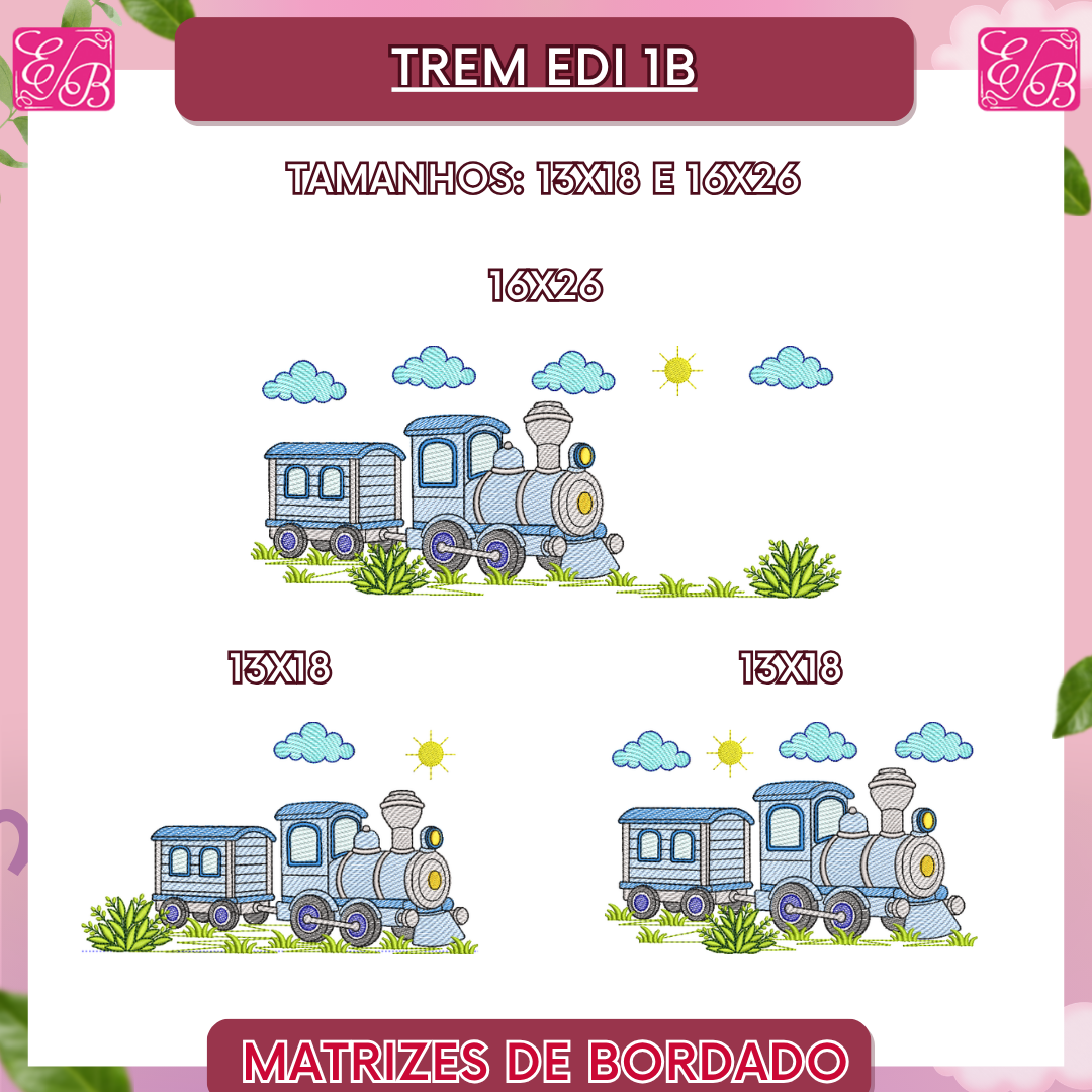 Trem Edi 1B - Matriz de Bordado