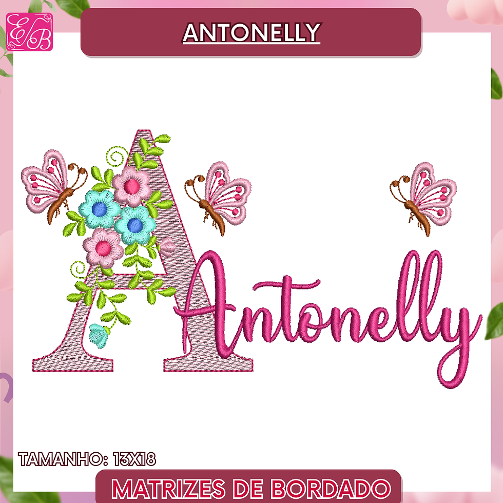 Antonelly sobreposto monograma Edi 14