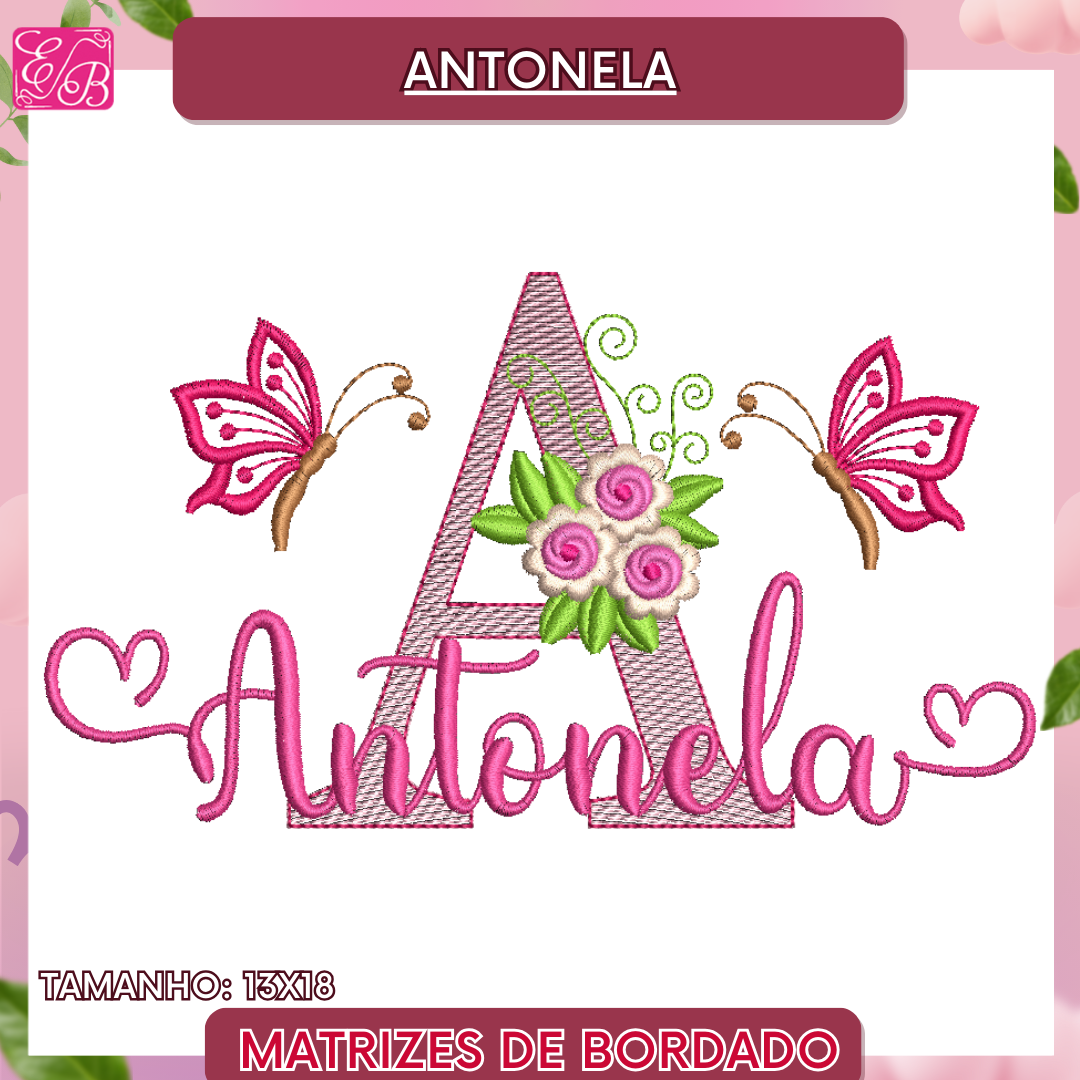 Antonela sobreposto monograma Edi 15