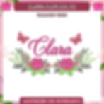 Clara Flor Edi 90 - Matriz de Bordado
